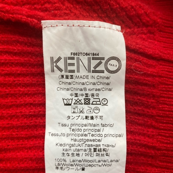 Kenzo Paris wool sweater Women's Size M - Picture 5 of 7